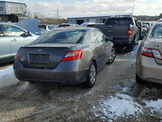 2HGFG1B68AH531524 - 2010 HONDA CIVIC LX GRAY photo 4