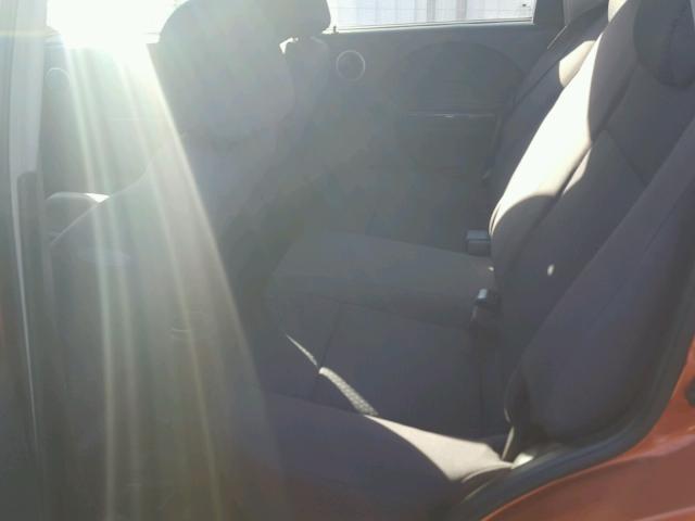 KL1TD66648B113814 - 2008 CHEVROLET AVEO BASE 橙色 照片 6