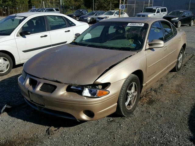 1G2WP52K51F270796 - 2001 PONTIAC GRAND PRIX GOLD photo 2
