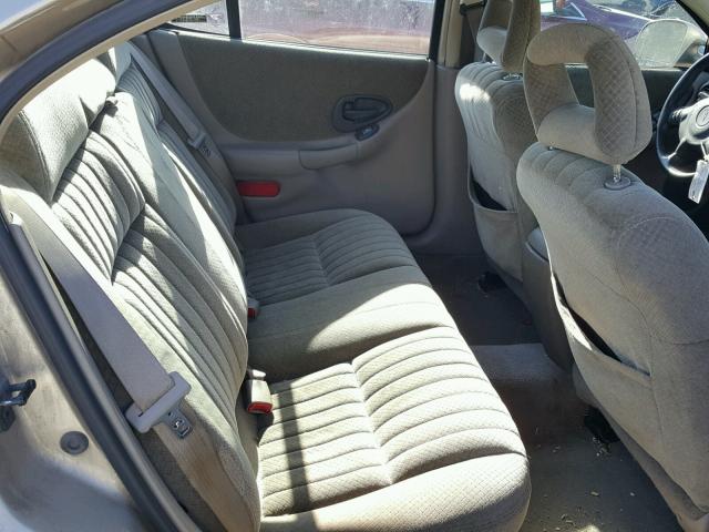 1G2WP52K51F270796 - 2001 PONTIAC GRAND PRIX GOLD photo 6