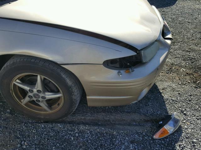 1G2WP52K51F270796 - 2001 PONTIAC GRAND PRIX GOLD photo 9