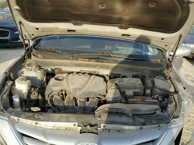 5NPEB4AC9DH535613 - 2013 HYUNDAI SONATA GLS SILVER photo 7