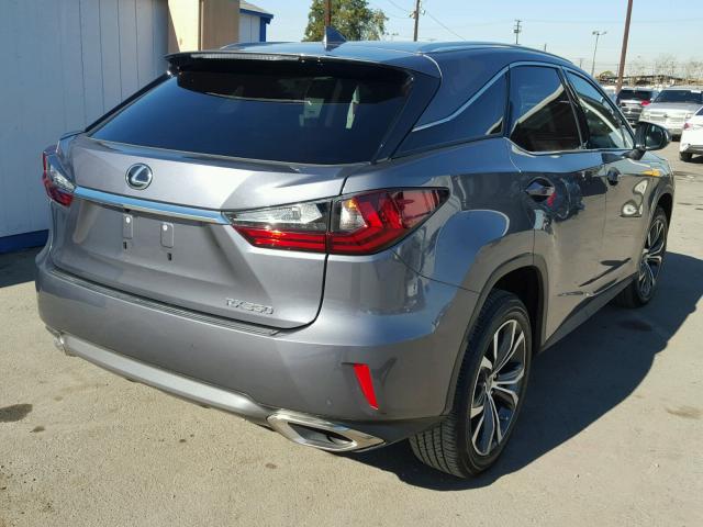 2T2ZZMCA9HC067511 - 2017 LEXUS RX 350 GRAY photo 4