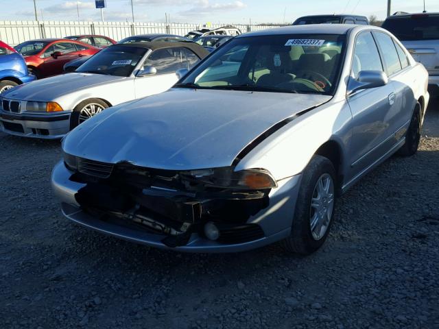 4A3AA46G83E143683 - 2003 MITSUBISHI GALANT ES SILVER photo 2