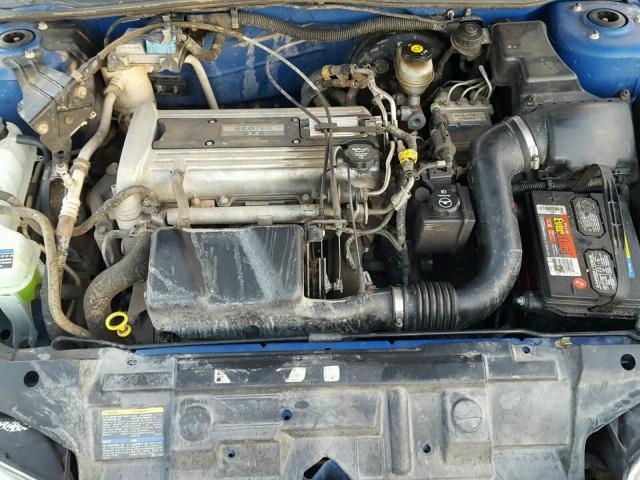 1G1JC12F637250818 - 2003 CHEVROLET CAVALIER BLUE photo 7