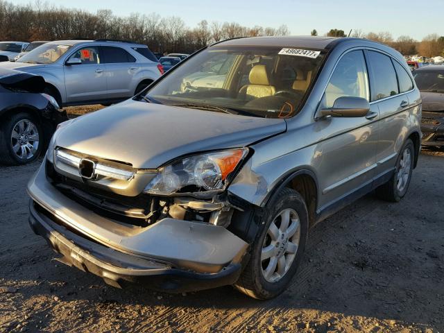 JHLRE48767C011811 - 2007 HONDA CR-V EXL SILVER photo 2