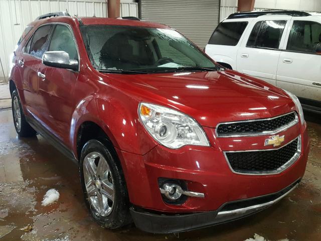 2GNFLHE36F6102915 - 2015 CHEVROLET EQUINOX LT RED photo 1