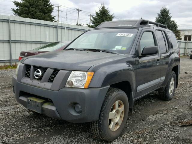 5N1AN08WX5C614120 - 2005 NISSAN XTERRA OFF GRAY photo 2