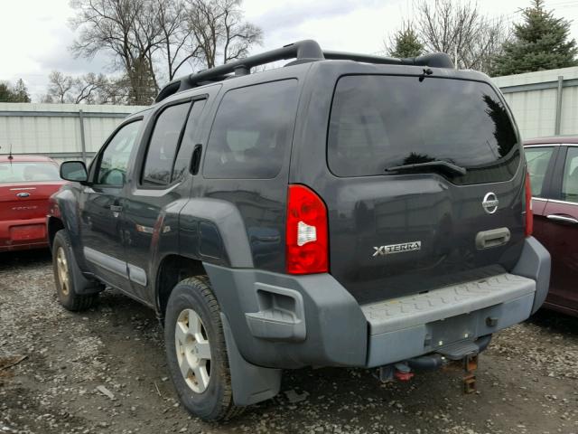 5N1AN08WX5C614120 - 2005 NISSAN XTERRA OFF GRAY photo 3