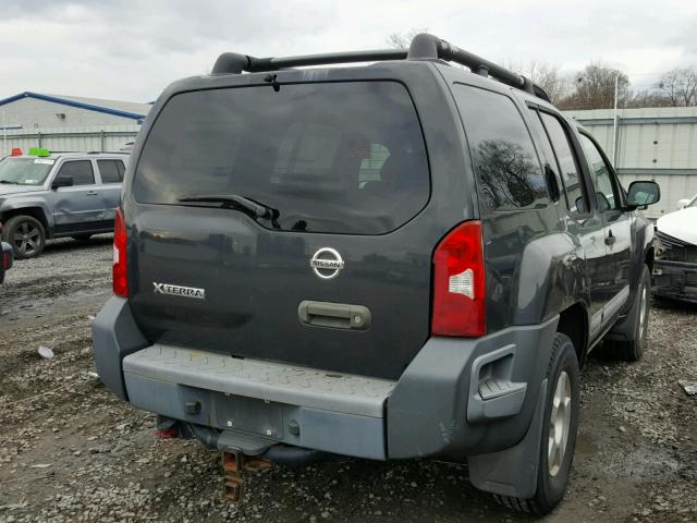 5N1AN08WX5C614120 - 2005 NISSAN XTERRA OFF GRAY photo 4