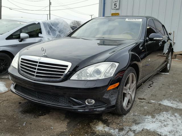 WDDNG86X08A208749 - 2008 MERCEDES-BENZ S 550 4MAT BLACK photo 2