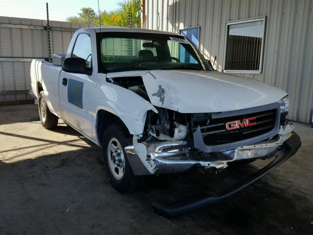 1GTEC14V91E900750 - 2001 GMC NEW SIERRA WHITE photo 1