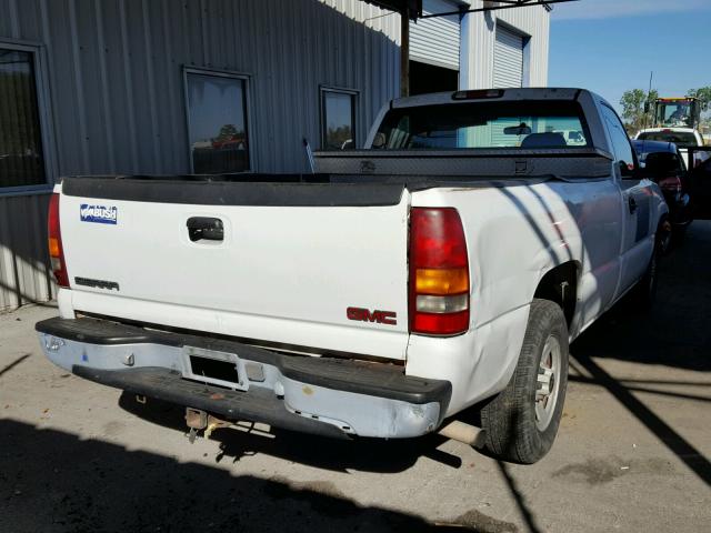 1GTEC14V91E900750 - 2001 GMC NEW SIERRA WHITE photo 4