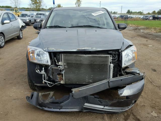 1B3CB3HA2BD242341 - 2011 DODGE CALIBER MA GRAY photo 9