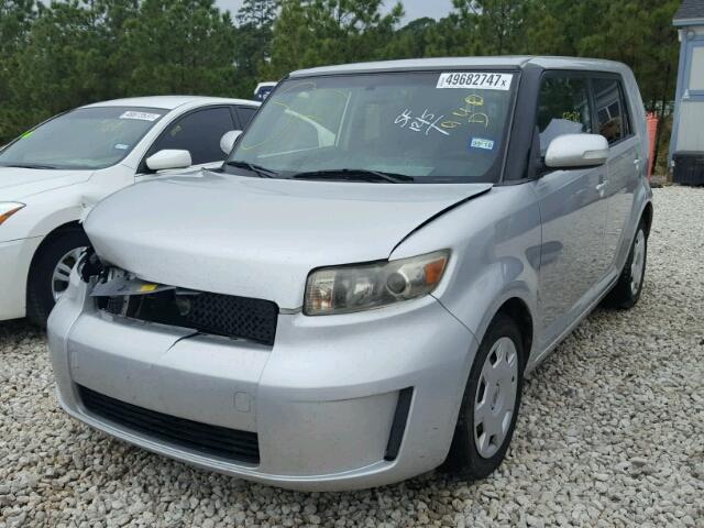 JTLKE50E981018591 - 2008 SCION XB SILVER photo 2