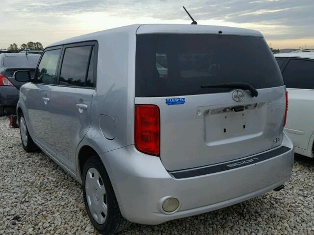 JTLKE50E981018591 - 2008 SCION XB SILVER photo 3