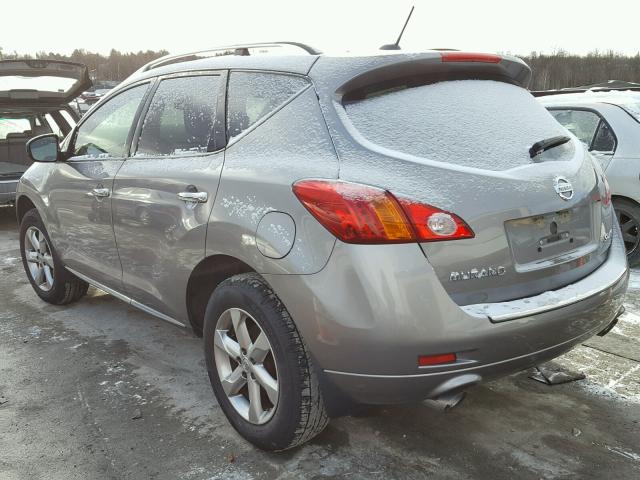 JN8AZ1MW7AW140161 - 2010 NISSAN MURANO S GRAY photo 3