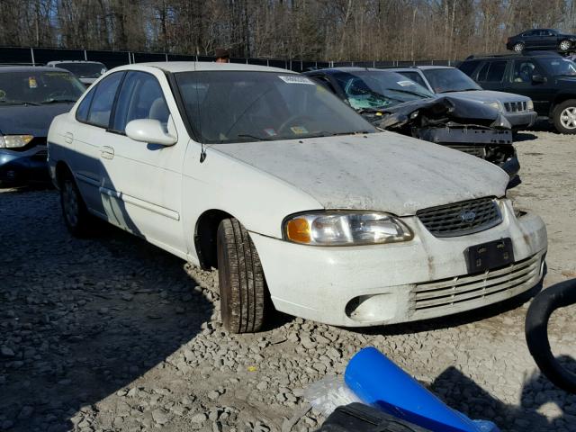 3N1CB51D8YL321887 - 2000 NISSAN SENTRA BAS WHITE photo 1