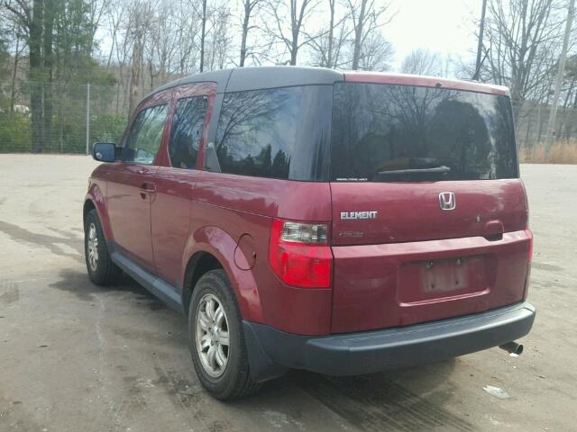 5J6YH28776L011085 - 2006 HONDA ELEMENT EX RED photo 3