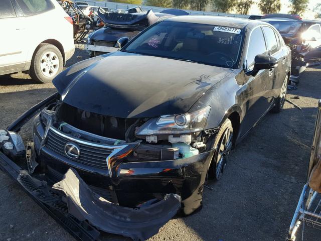 JTHBE1BL6FA012453 - 2015 LEXUS GS 350 BLACK photo 2