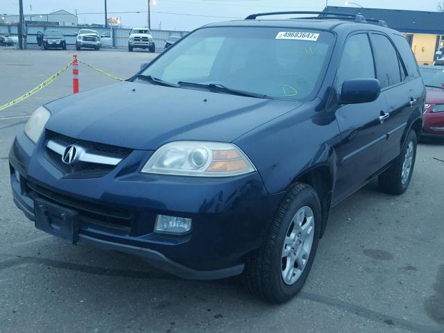 2HNYD18684H519363 - 2004 ACURA MDX TOURIN BLUE photo 2