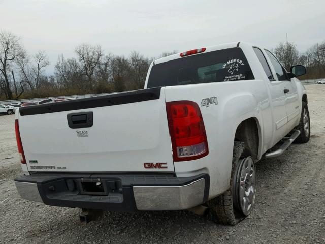 1GTSKVE3XAZ215160 - 2010 GMC SIERRA K15 WHITE photo 4