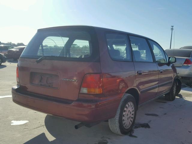 JHMRA186XSC025149 - 1995 HONDA ODYSSEY LX RED photo 4