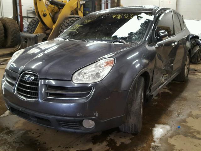 4S4WX85D974409712 - 2007 SUBARU B9 TRIBECA GRAY photo 2