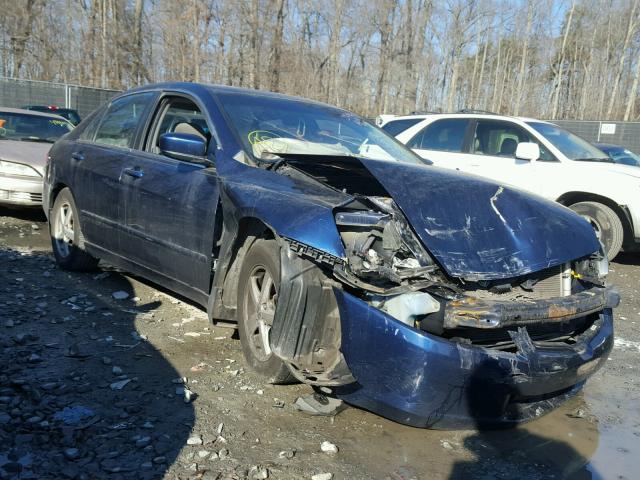 1HGCM56684A048681 - 2004 HONDA ACCORD EX BLUE photo 1