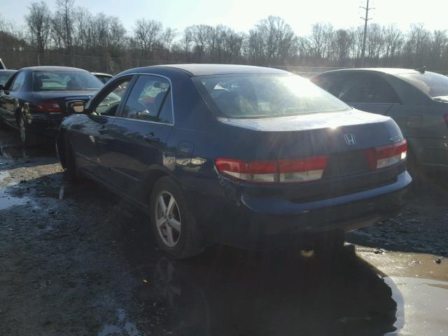 1HGCM56684A048681 - 2004 HONDA ACCORD EX BLUE photo 3