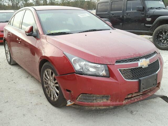 1G1PJ5SC7C7205416 - 2012 CHEVROLET CRUZE ECO RED photo 1