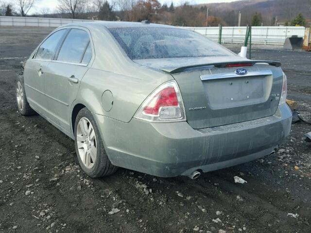 3FAHP02188R173092 - 2008 FORD FUSION SEL GREEN photo 3