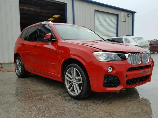 5UXWX7C53G0R17674 - 2016 BMW X3 XDRIVE3 RED photo 1