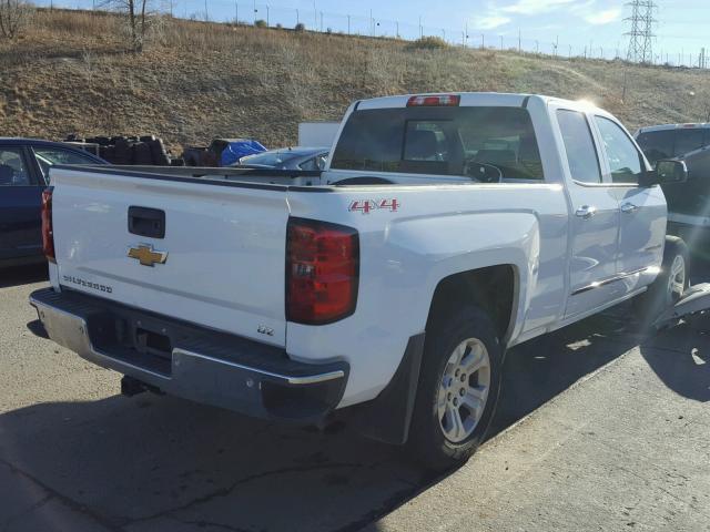 1GCVKSEJXEZ189417 - 2014 CHEVROLET SILVERADO WHITE photo 4