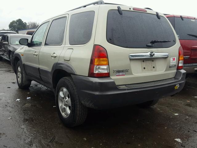 4F2YZ04124KM04925 - 2004 MAZDA TRIBUTE LX CREAM photo 3