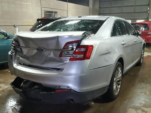 1FAHP2F88DG106660 - 2013 FORD TAURUS LIM SILVER photo 4