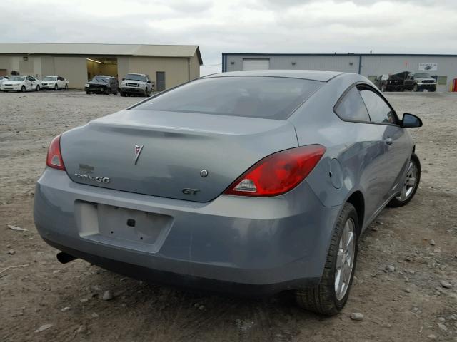 1G2ZH18N374256940 - 2007 PONTIAC G6 GT GRAY photo 4