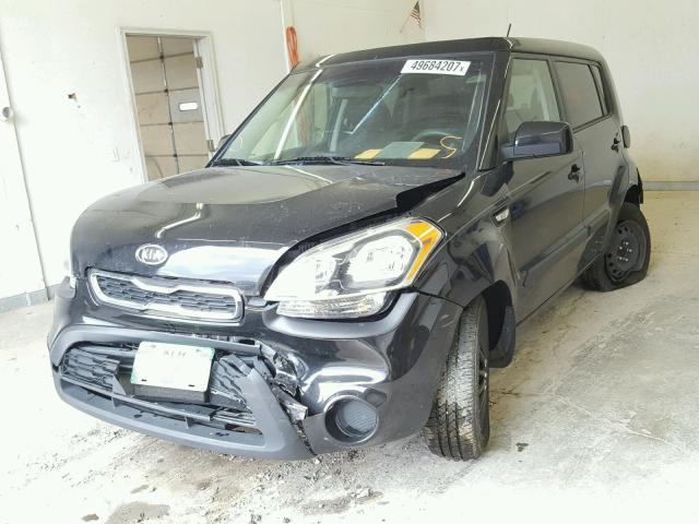 KNDJT2A55C7457917 - 2012 KIA SOUL BLACK photo 2