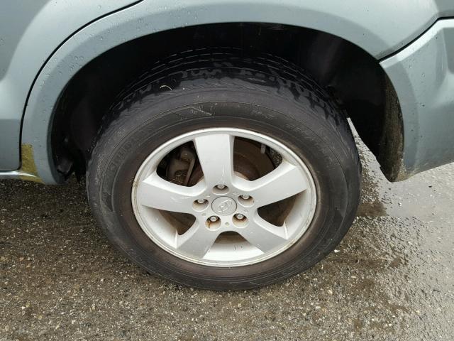 KM8JM12B75U121715 - 2005 HYUNDAI TUCSON GL BLUE photo 9