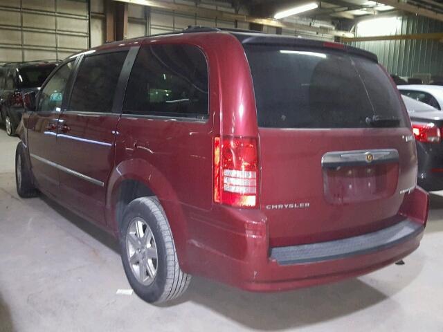 2A4RR5D1XAR319453 - 2010 CHRYSLER TOWN & COU MAROON photo 3