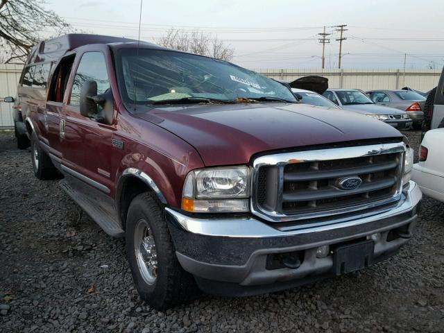 1FTSW30P74EA09695 - 2004 FORD F350 SRW S MAROON photo 1