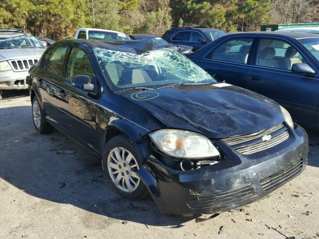 1G1AD5F50A7123503 - 2010 CHEVROLET COBALT 1LT BLACK photo 1