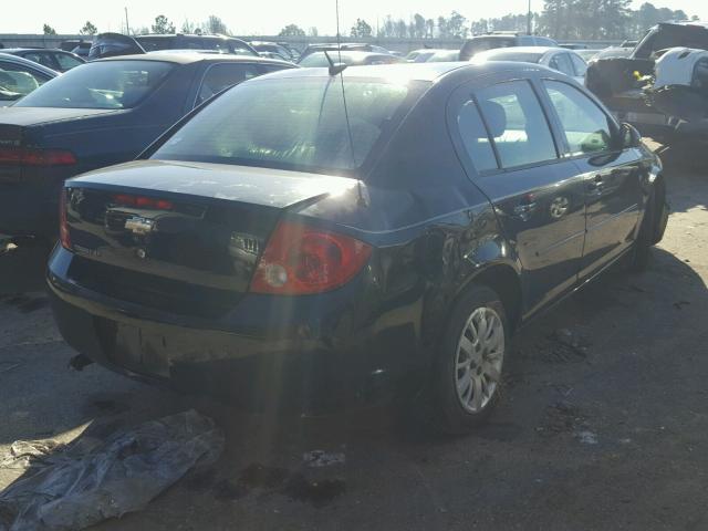 1G1AD5F50A7123503 - 2010 CHEVROLET COBALT 1LT BLACK photo 4