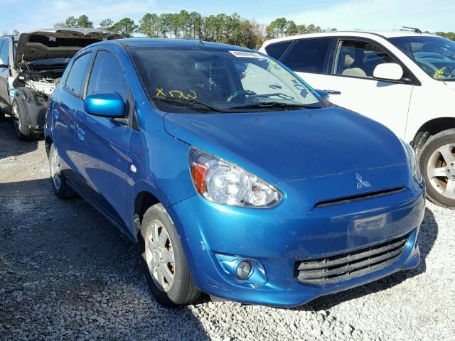 ML32A4HJ5EH004468 - 2014 MITSUBISHI MIRAGE ES BLUE photo 1