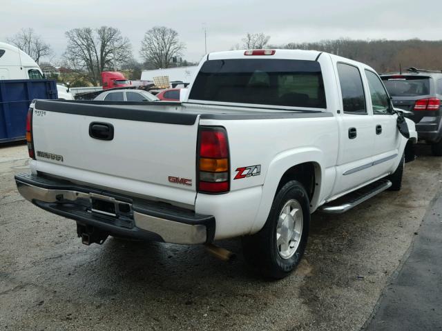 2GTEK13T451124666 - 2005 GMC NEW SIERRA WHITE photo 4