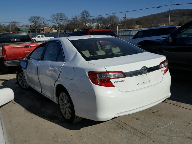 4T1BF1FK5DU649194 - 2013 TOYOTA CAMRY L WHITE photo 3