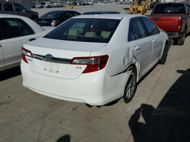 4T1BF1FK5DU649194 - 2013 TOYOTA CAMRY L WHITE photo 4