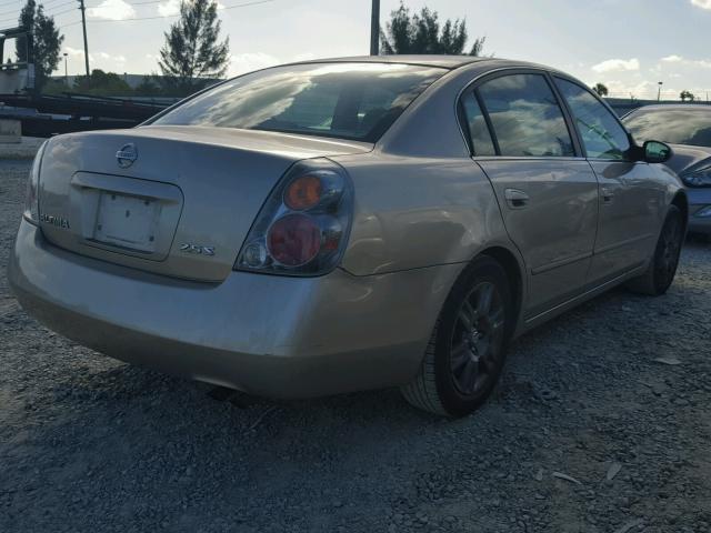 1N4AL11D95C111631 - 2005 NISSAN ALTIMA S GOLD photo 4