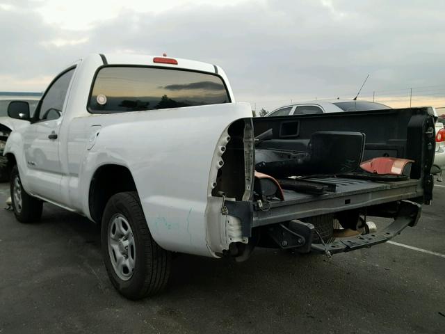 5TENX22NX6Z160479 - 2006 TOYOTA TACOMA WHITE photo 3