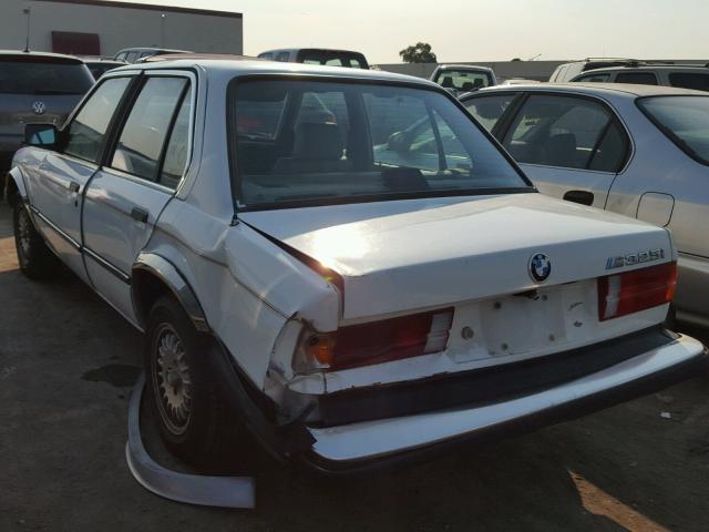 WBAAE6404G0704440 - 1986 BMW 325 E AUTO WHITE photo 3